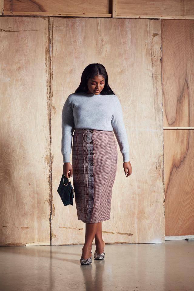  Tailored pencil skirts will cinch in your waist and skim over the hips to give you a flattering hourglass shape