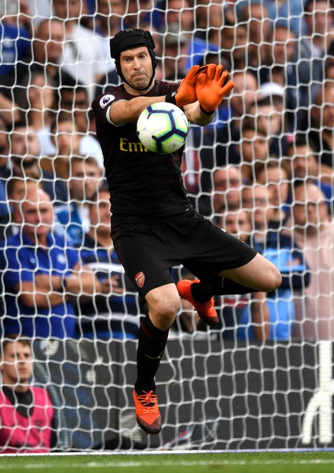  Petr Cech still needs to convince new Arsenal boss Unai Emery he is worthy retaining in the line-up despite not having the foot-skills of some keepers