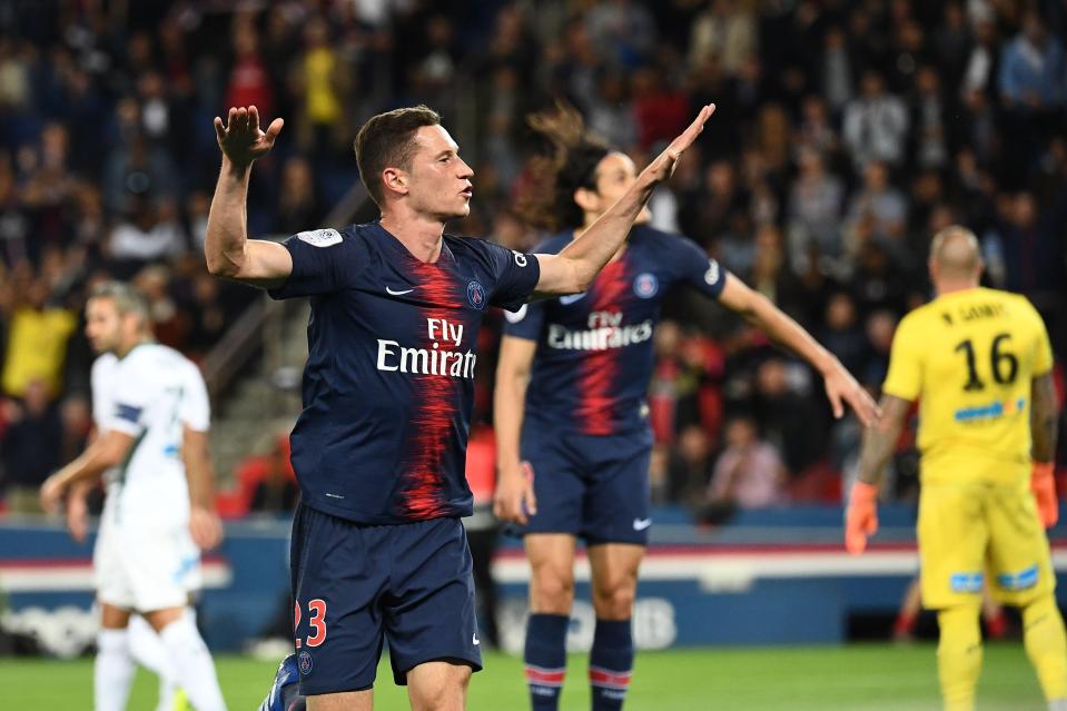 Julian Draxler gave PSG the lead early in the first-half thanks to a smart header