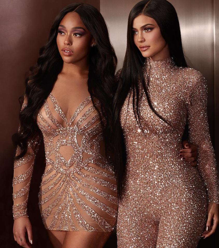  Kylie Jenner posed with her bestie Jordyn ahead of the launch of their joint make-up collection