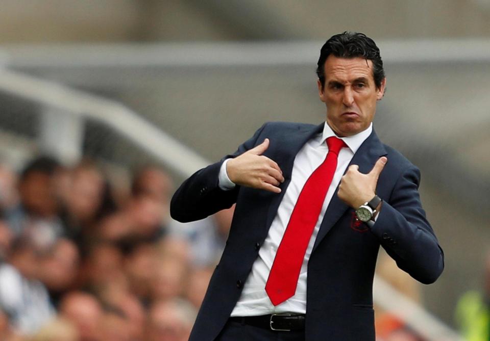  Unai Emery was given the Arsenal job after the departure of Wenger