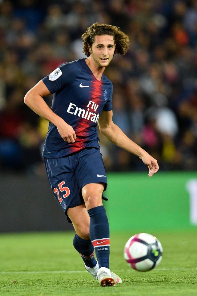  Adrien Rabiot could be on his way to Man City as early as January