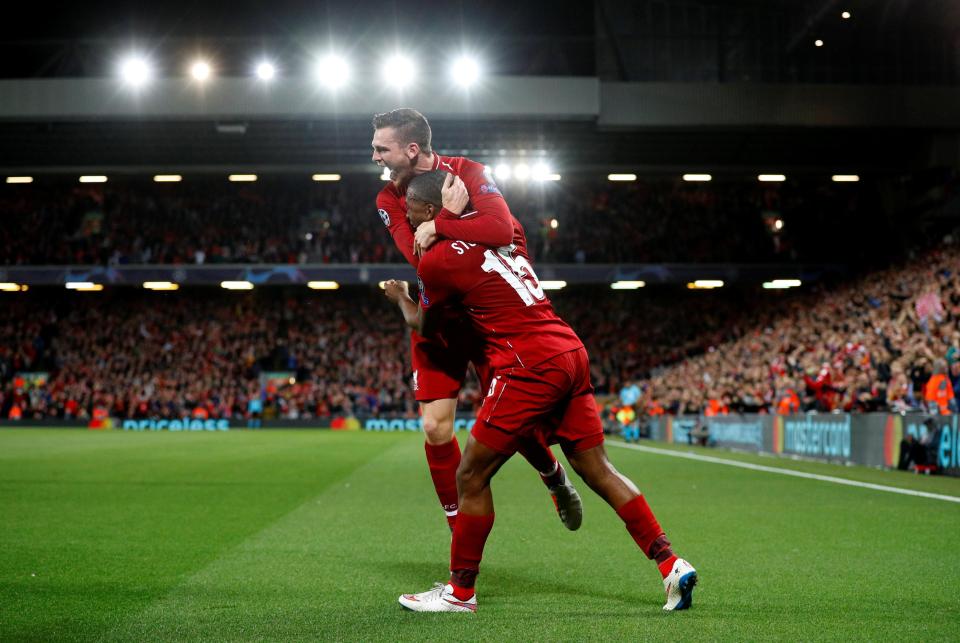 Andrew Robertson had a superb first-half during Liverpool vs PSG