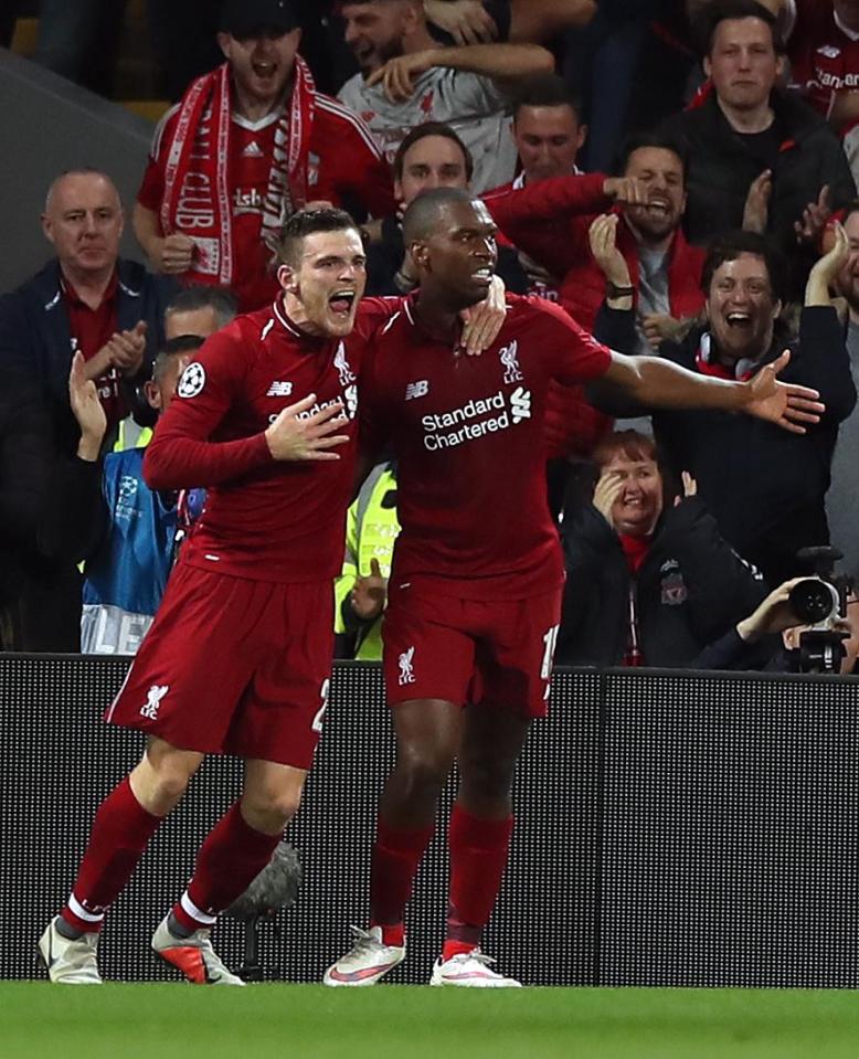 Andrew Robertson delivered a stunning cross for Daniel Sturridge's opener