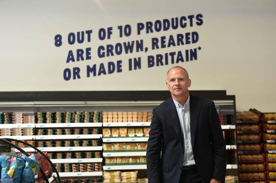  Dave Lewis unveiled the new store in Cambridgeshire