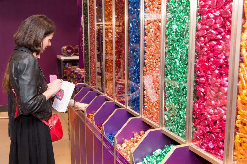  Customers can pick and mix their own tin of Quality Street chocolates and have the tin lid personalised