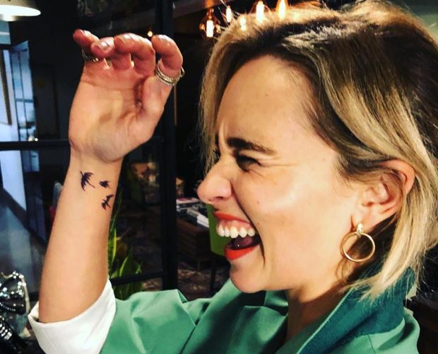 Emilia Clarke got the tattoo shortly after Game Of Thrones's 2018 Emmy win