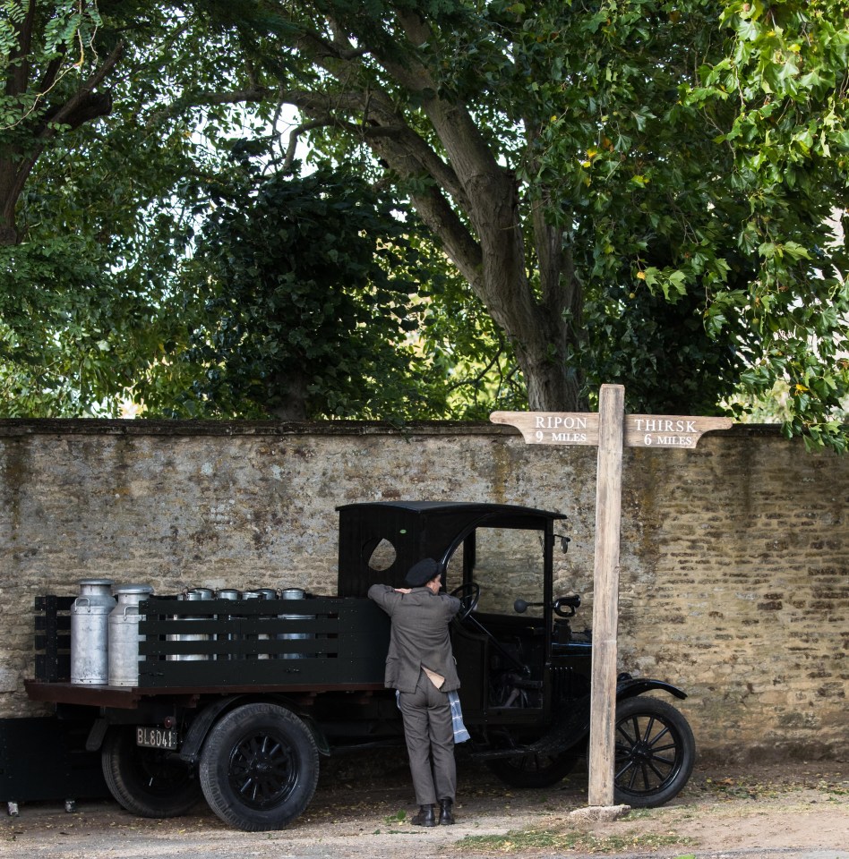 The location has long been used to double as Downton village