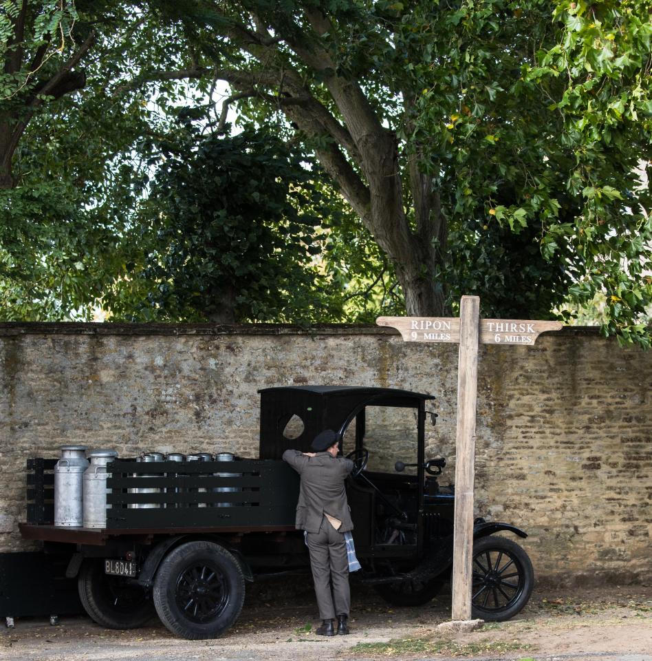  The location has long been used to double as Downton village