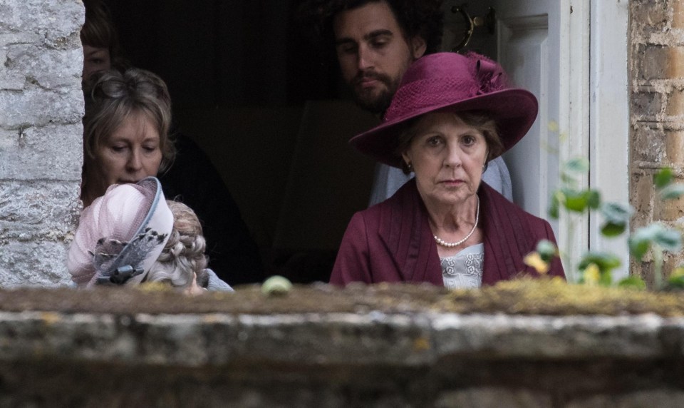 Maggie was with Penelope Wilton, who plays Isobel Crawley