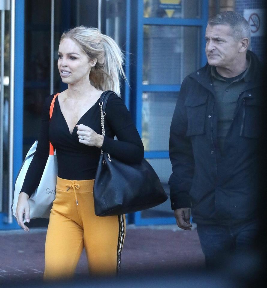  Katie Piper was spotted heading to Strictly Come Dancing rehearsals with her bodyguard