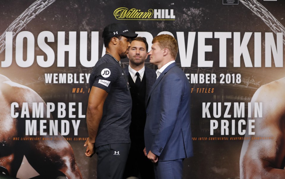 Anthony Joshua fights Alexander Povetkin at Wembley – and is unsurprisingly the huge favourite with the bookies