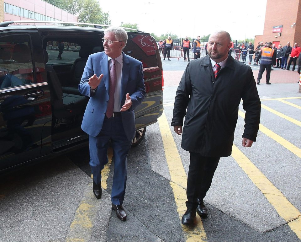 Sir Alex Ferguson is back for Man Uniteds game with Wolves at 3pm