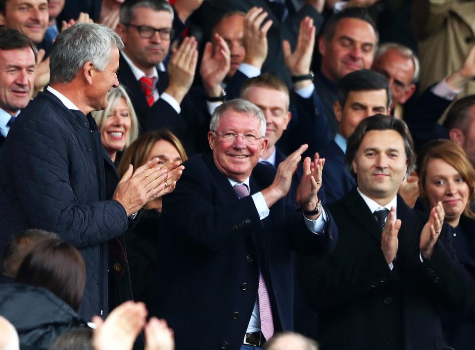 Sir Alex Ferguson made an emotional return to football this weekend