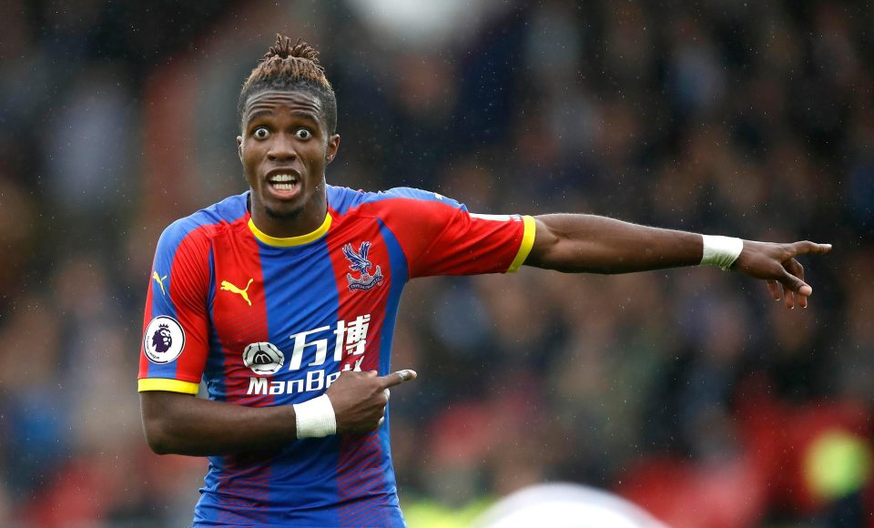  Zaha feels that he gets a rough time on the pitch