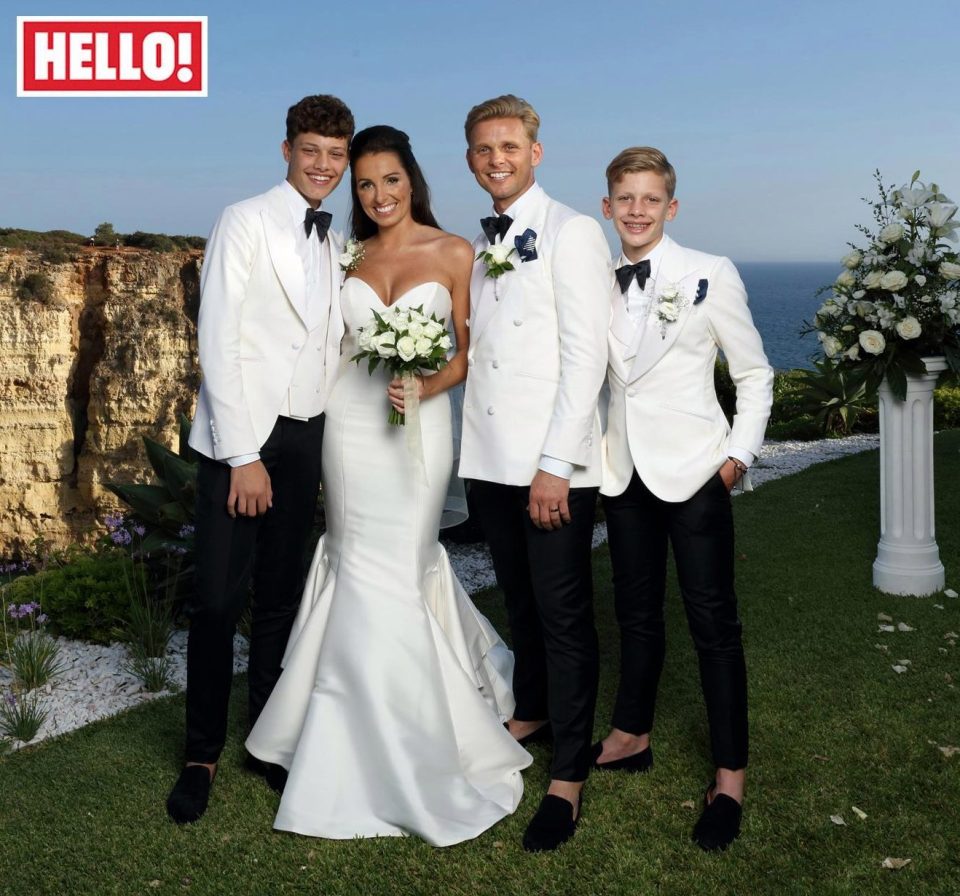  Jeff Brazier credited his new wife Kate Dwyer for saving him and their sons as he shared pictures from their wedding day