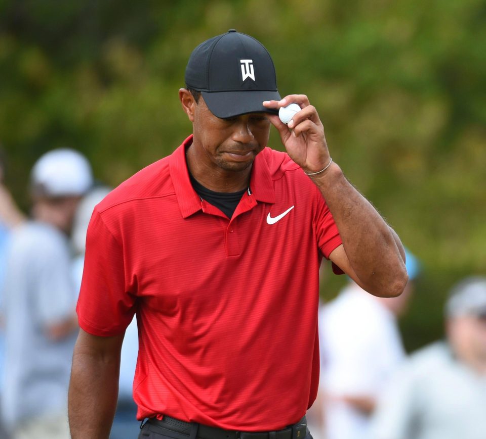  Tiger was solid throughout and sunk eight pars after his birdie on the first