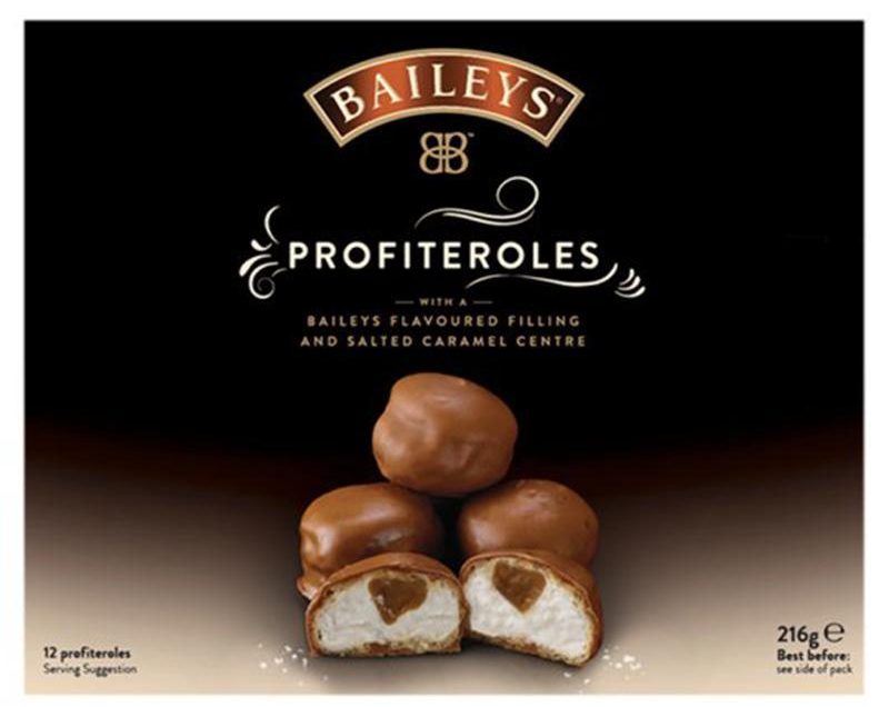 Tesco is selling Baileys salted caramel profiteroles for £2.50