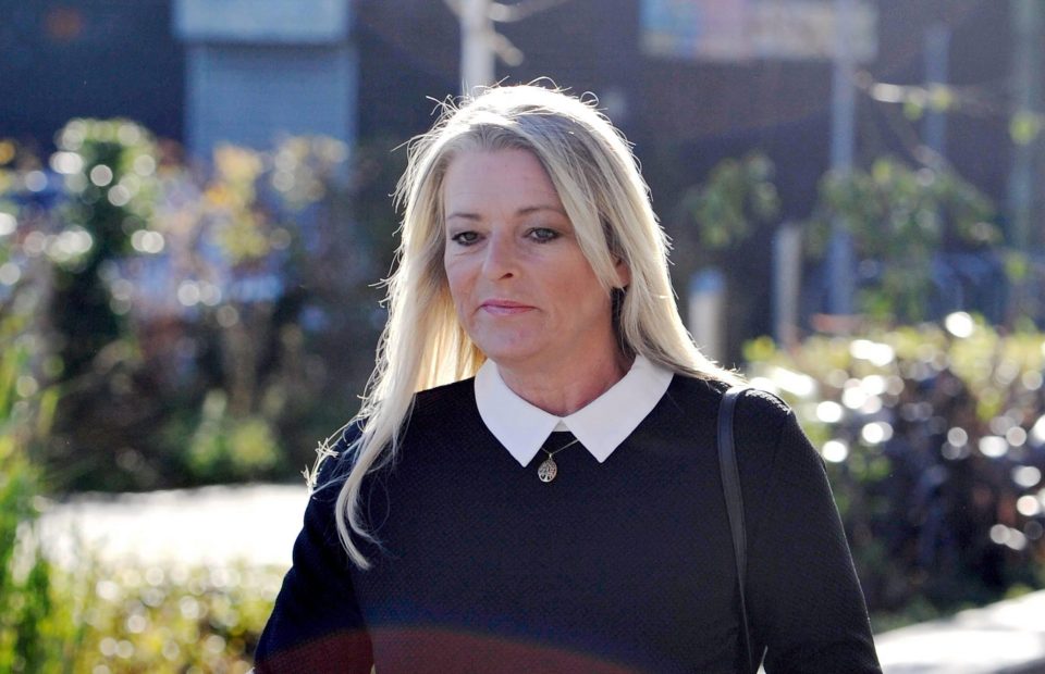  Anna Kerrigan, Gazza's sister, arriving at Hebburn Central this morning ahead of the inquest into her son's death