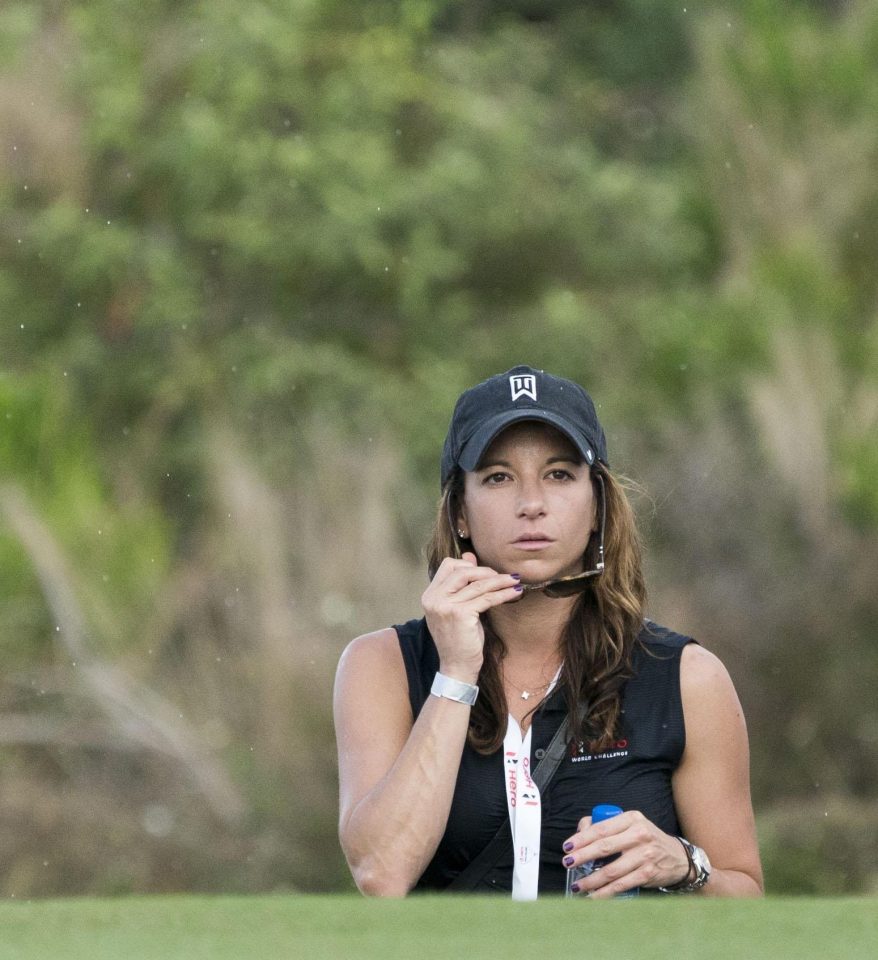  Erica on the 11th hole during the Hero World Challenge tournament in the Bahamas in November 2017