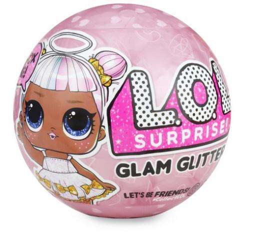  There are seven surprises and a doll inside the LOL Surprise Glam Glitter