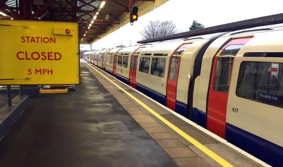  Today’s industrial action by staff on the Piccadilly Line is the 14th since Mr Khan entered City Hall in 2016