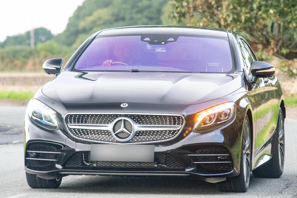  Lukaku has also laid his hands on a third new Merc - this is the S Class coupe, worth more than £120,000 when fully loaded