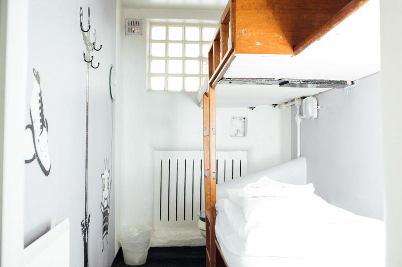  Many of the old cells have been converted into one or two-person rooms