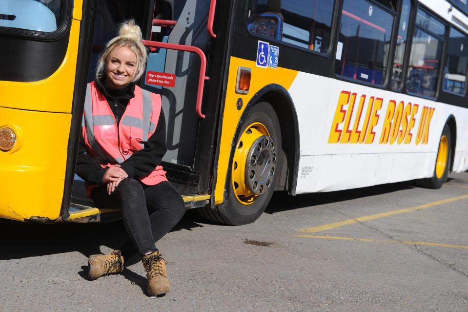 She has a fleet of coaches named after her