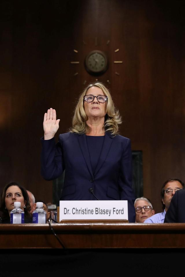  She was sworn in before reading her statement and fielding questions from the committee members