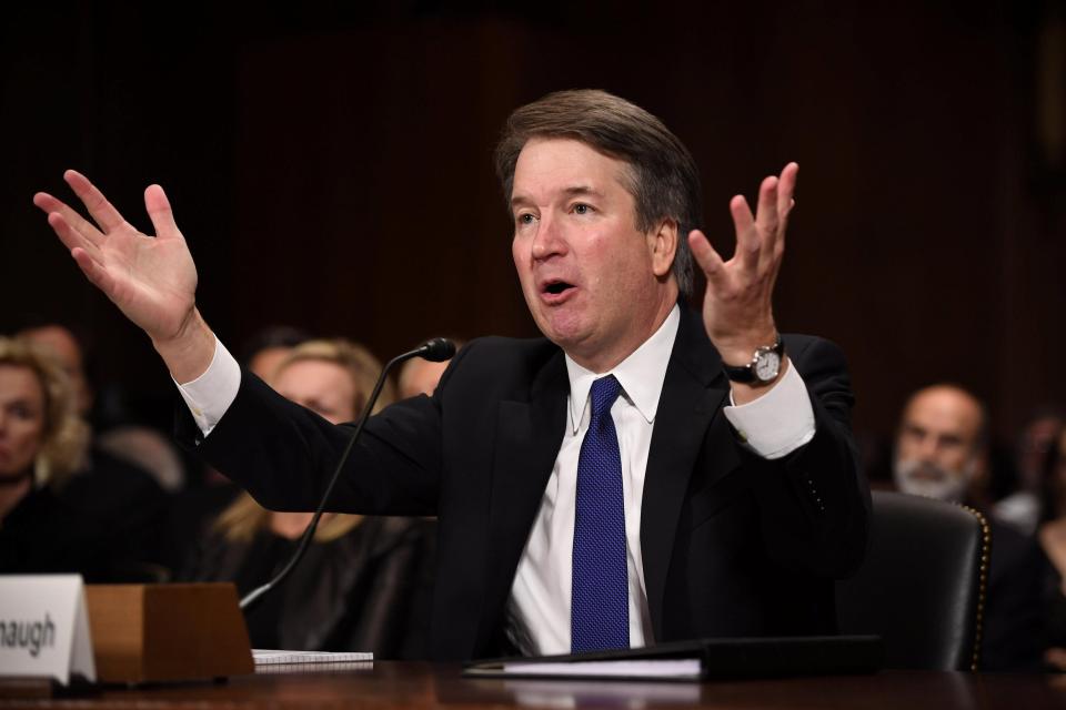 Kavanaugh was seen getting very angry and defensive during questioning