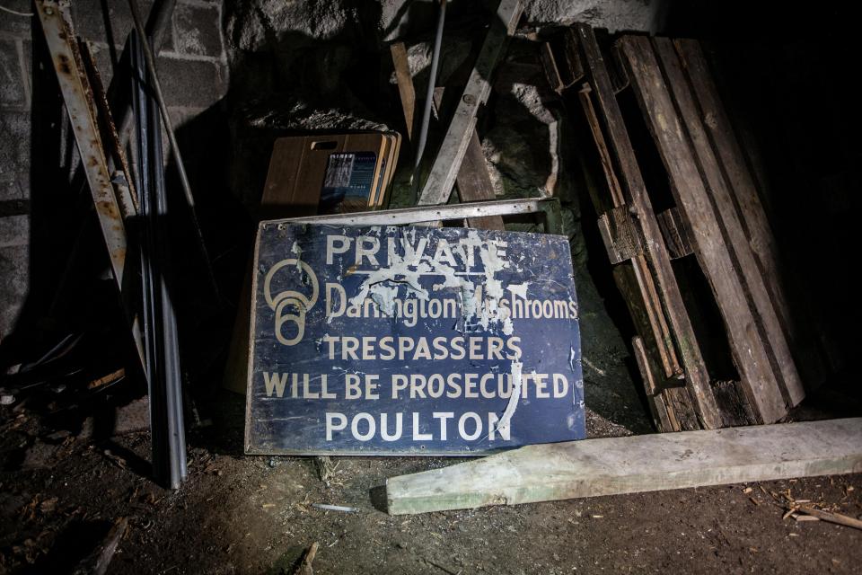  An old sign warns the public to keep out