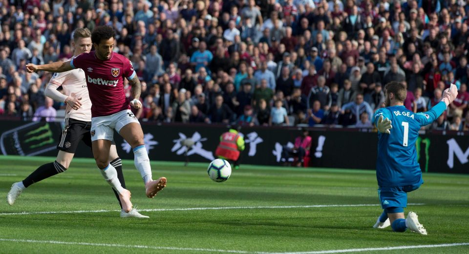  Felipe Anderson's brilliant flick opened the scoring early on against United