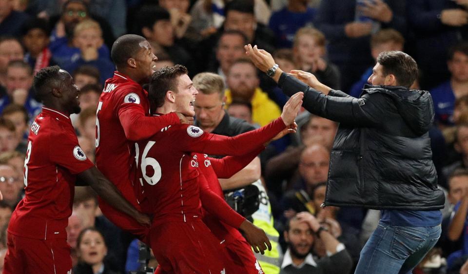  Daniel Sturridge's strike sparked wild celebrations, with a fan coming onto the field