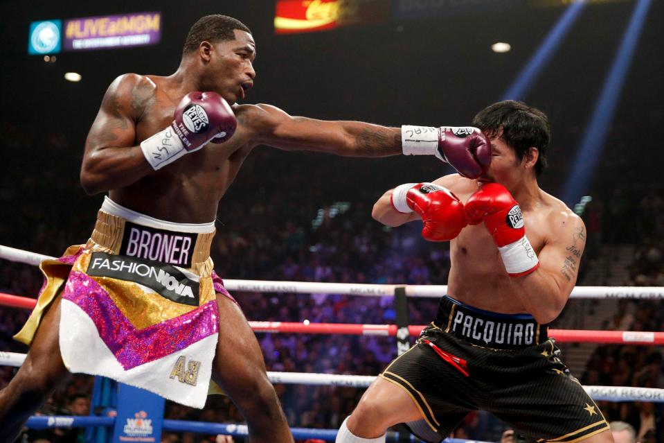  Broner landed the jab and right hand but it was thrown far too rarely