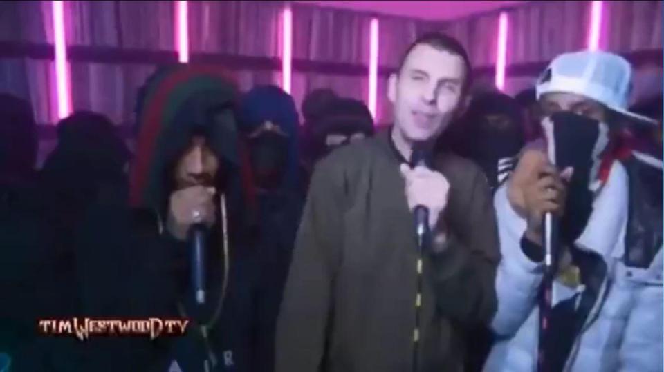  Digga D appeared on Tim Westwood's YouTube channel before the video was taken down