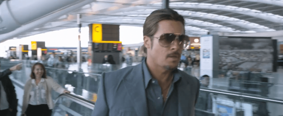  Brad Pitt filmed The Counsellor in Heathrow and was mobbed by fans