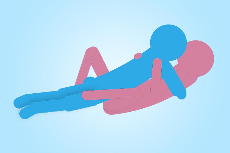  The Toad sex position is ideal for those looking for some lazy lovemaking