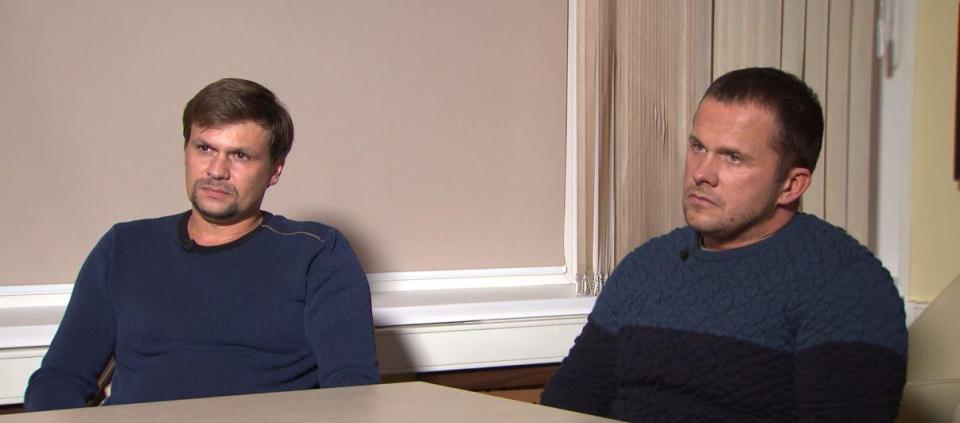  The alleged assassins today bizarrely claimed they visited Salisbury as tourists in their first interview