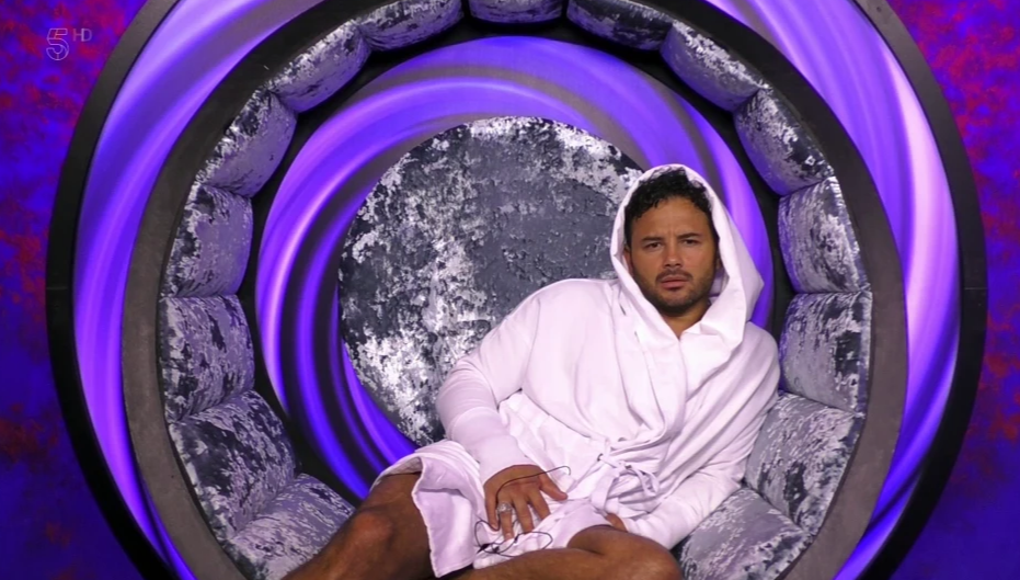  Ryan was baffled when he was given a formal warning by Big Brother over the incident