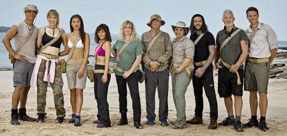  Roxanne, fourth from left, filmed Bear Gryll's Island before CBB. The show starts on Sunday