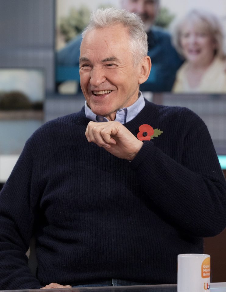  Larry Lamb is a familiar face on British television