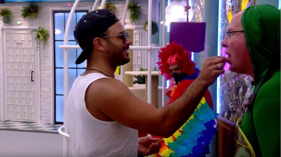  Ryan Thomas smiles as he feeds stars biscuits the day after he broke down in tears on the show