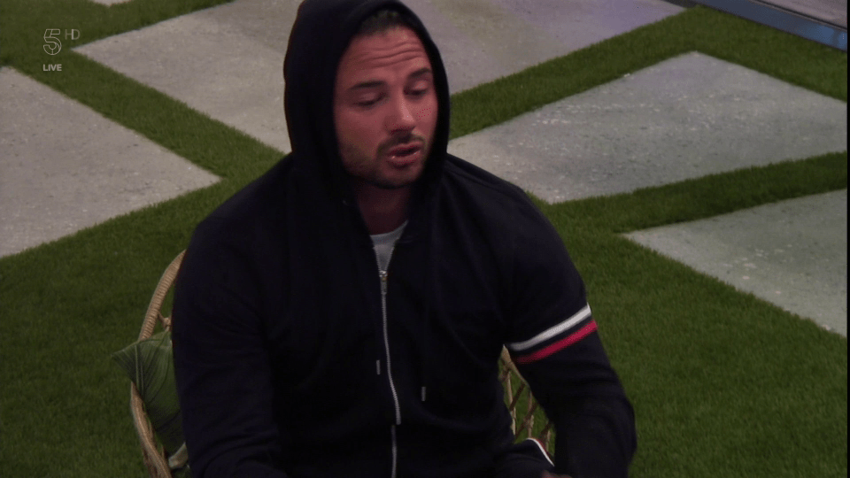  Ryan Thomas was seen in tears on the Celebrity Big Brother live feed