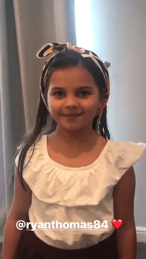  Ryan Thomas' nine-year-old daughter Scarlett has recorded a sweet video for dad and told him she wants him to win Celebrity Big Brother