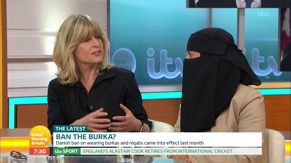 Rachel said she did not believe there was a feminist argument for the burka