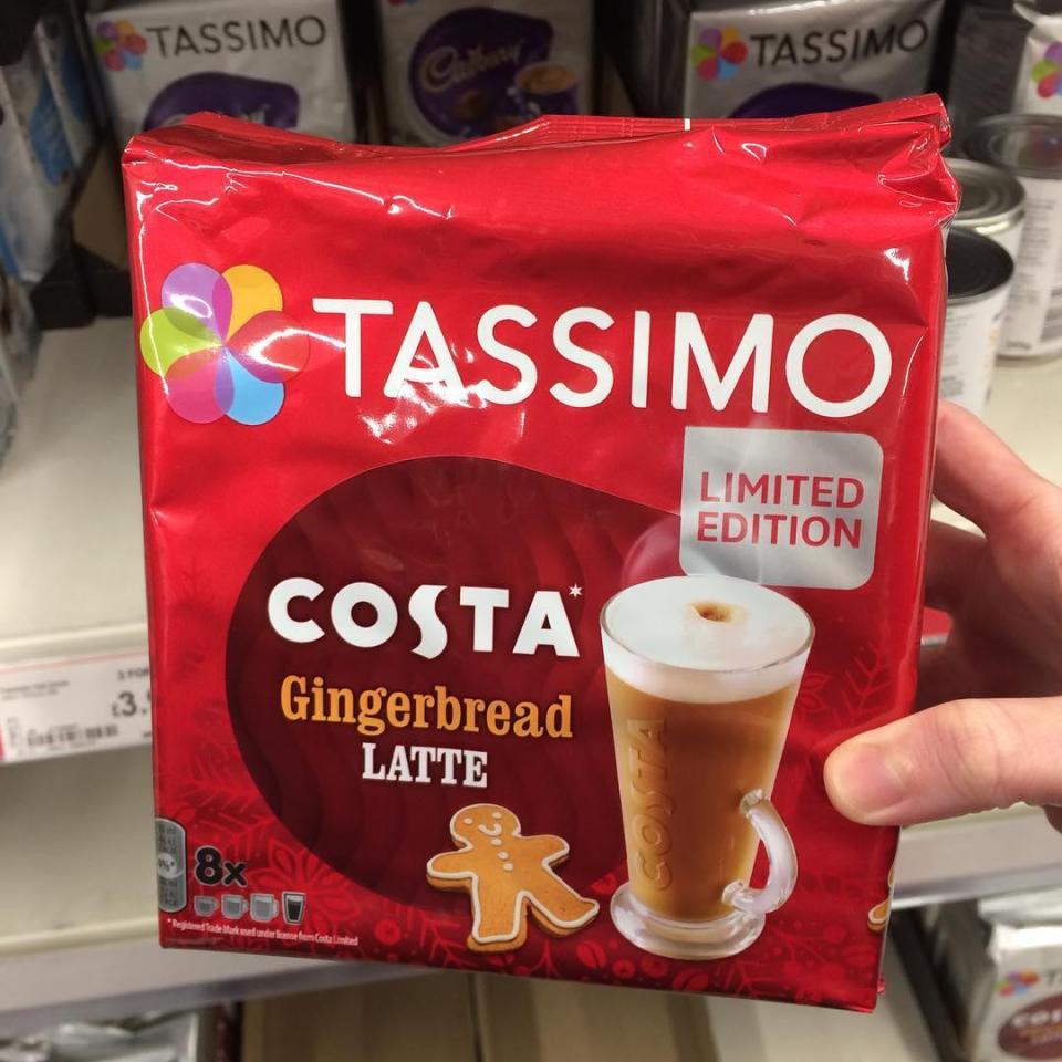  The festive flavoured coffee was spotted in Asda by @instafoodietwins