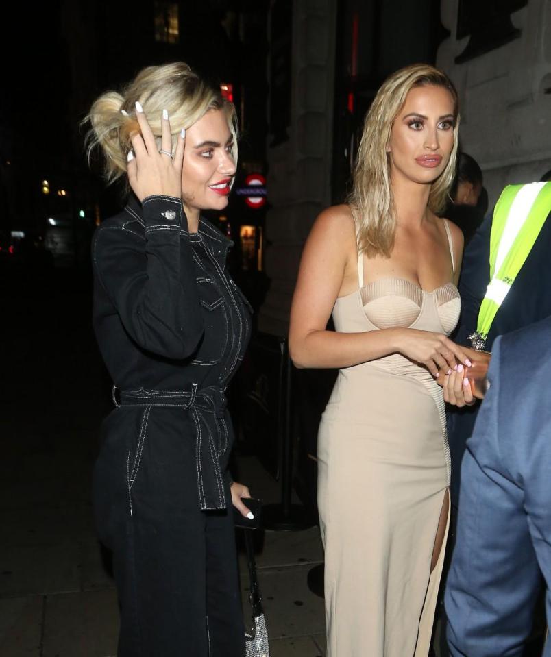  Megan was spotted going into Reign alongside Towie star Ferne McCann