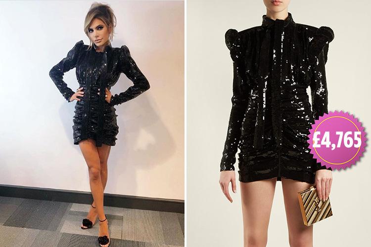  We can't help but wince at the price tag on Ayda's designer dress