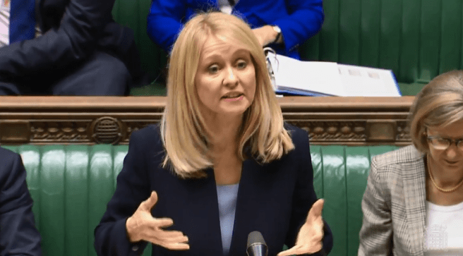 Esther McVey said that women who had been forced to resort to prostitution should look at getting a job